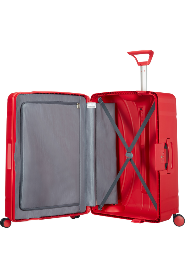 American Tourister Kufr Lock'n'Roll Spinner, 4 kolečka, 75 cm, velk&yacute;, červen&aacute; Formule