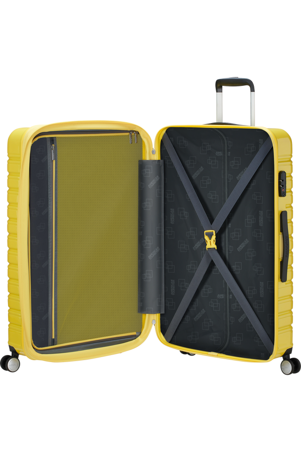 American Tourister Flashline Pop Spinner Exp TSA 78cm  Lemon Yellow American Tourister Flashline Pop Spinner Exp TSA 78cm  Lemon Yellow