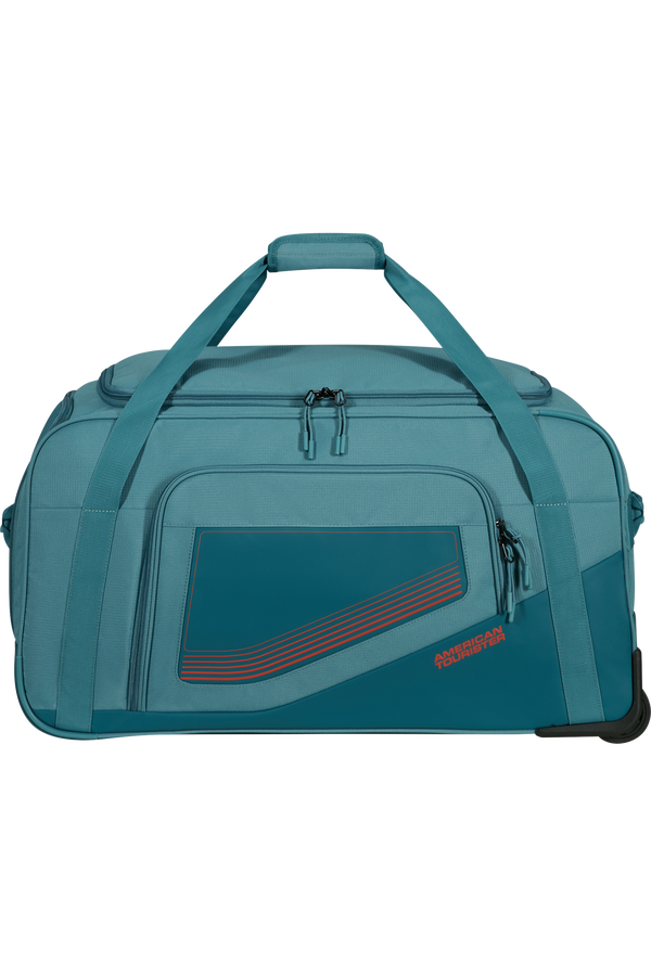 American Tourister City Racer Duffle with Wheels M  Petrolejov&aacute;