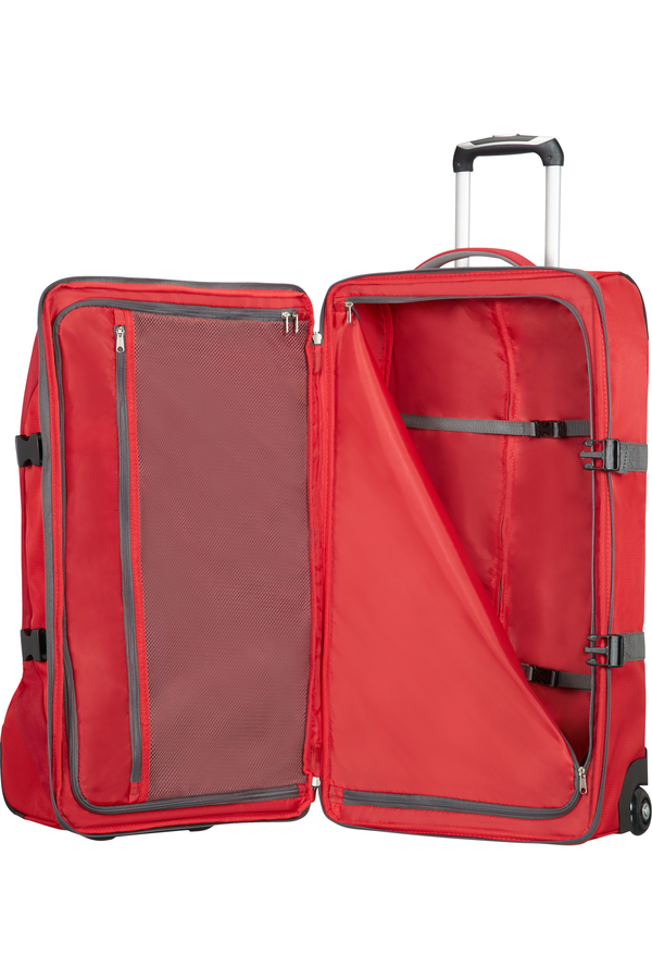 American Tourister Sportovn&iacute; ta&scaron;ka s kolečky Road Quest M, pln&aacute; červen&aacute;