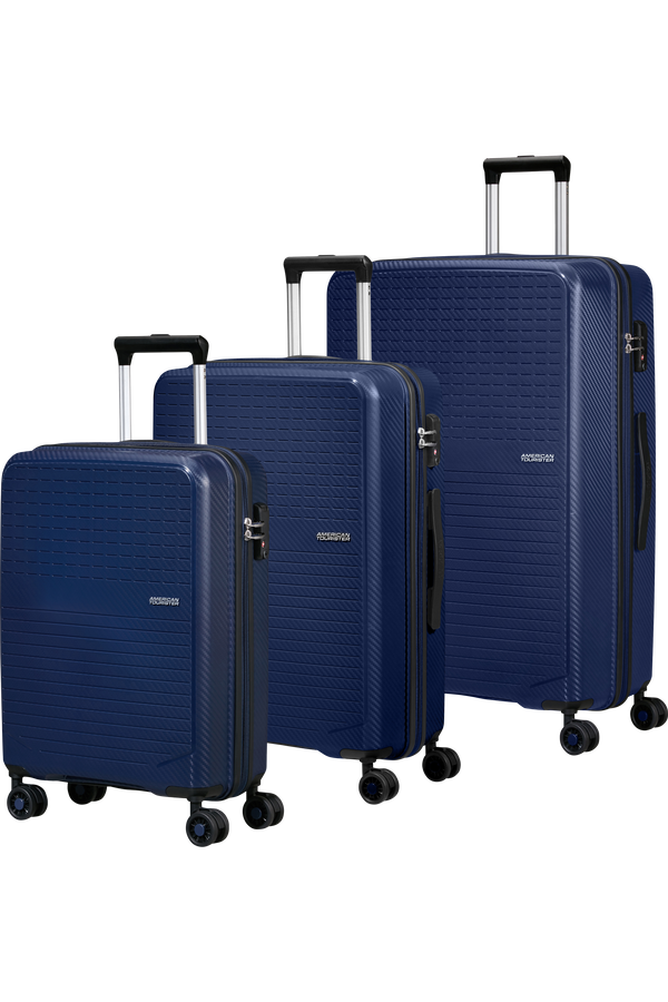 American Tourister Summer Hit Luggage set - 3 Pieces  N&aacute;mořn&iacute; modr&aacute;